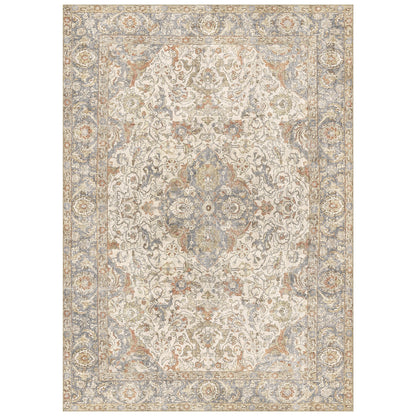 Apache Chenille Area Rug, Rosetta Beige, 9'8' x 13'7'