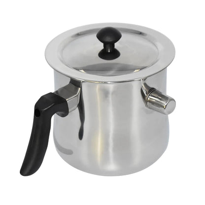 Candle Making Pouring Pot Stainless Steel Double Boilers Dripless Pouring Heat-Resistant Handle Melter Pot,Candle Making Supplies 20x17CM 2.5L