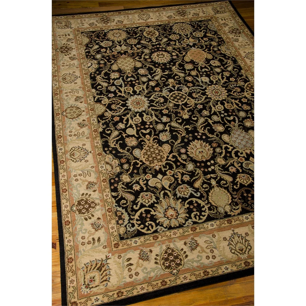 Kathy Ireland Lumiere "Stateroom" Onyx Area Rug