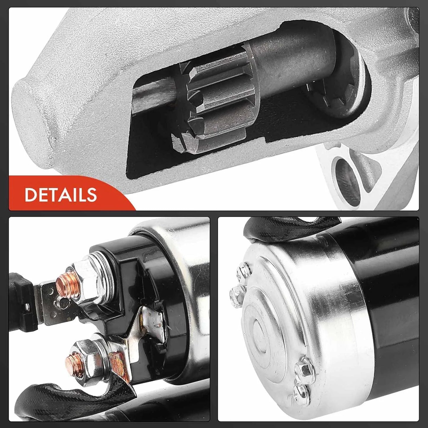 A-Premium Starter Motor Compatible with Nissan Altima 02-07 L4 2.5L, Sentra 02-06 L4 2.5L, Manual Transmission, 12V 1.4KW 13 Teeth Counter Clockwise, Replace# 23300-8J011, 410-48111