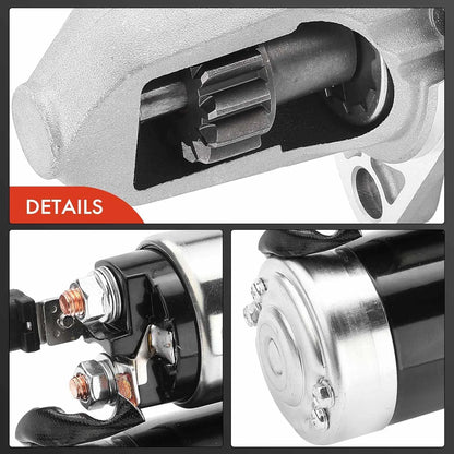 A-Premium Starter Motor Compatible with Nissan Altima 02-07 L4 2.5L, Sentra 02-06 L4 2.5L, Manual Transmission, 12V 1.4KW 13 Teeth Counter Clockwise, Replace# 23300-8J011, 410-48111