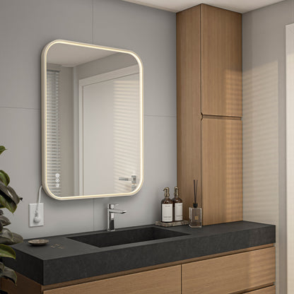 Artika Royce 32” x 24” LED Wall Mirror with Defogger