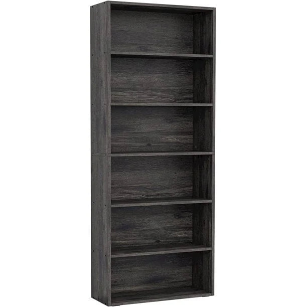 IRONCK Bookshelves Floor Standing 6 Tier 70in Tall for Home Office, White