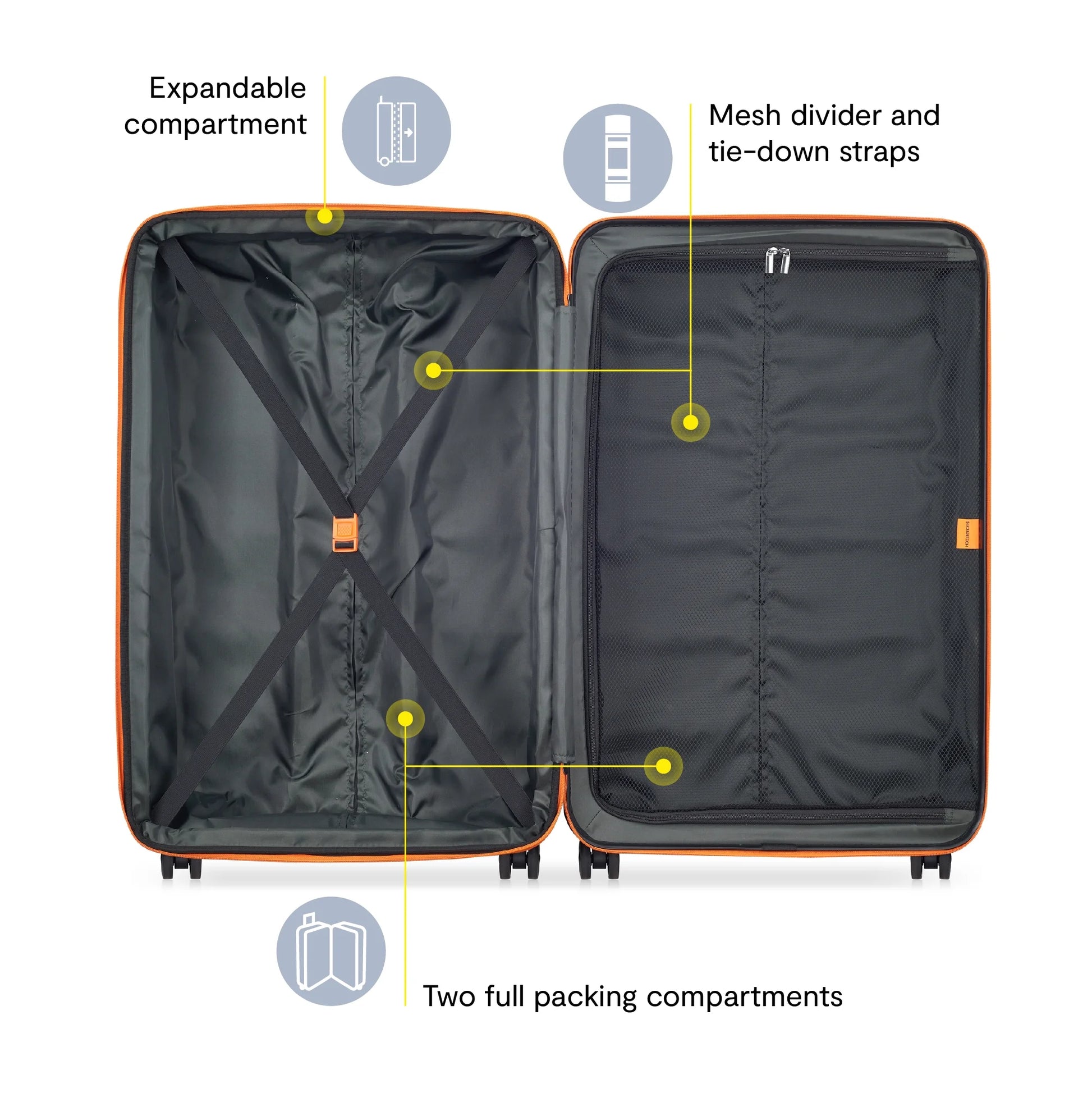 Securitech by Delsey, Citadel 31" Large Checked Hardside Spinner Luggage Green