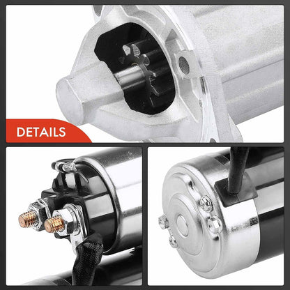 A-Premium Starter Motor Compatible with Saturn SW1 93-99, SW2 93-01, SL1 SL2 SL SC1 SC2 93-02, L4 1.9L Only, 12V 1.3KW 9-Tooth Clockwise, Replace# 21023719, 21020761, 21023994