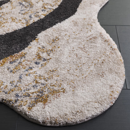 SAFAVIEH Contour Seanna Abstract Area Rug, Rust/Ivory, 8' x 10'