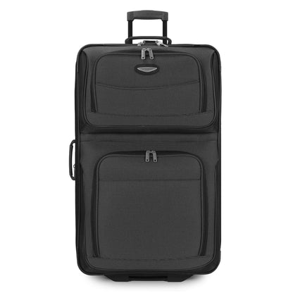 Travel Select Amsterdam Softside Expandable Rolling Luggage, TSA-Approved, Lightweight, Gray, 29" Checked Large