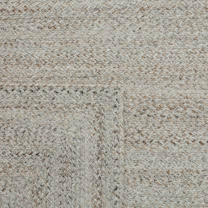 Obeetee Layla Braided Area Rug, Tan, 5' x 7'6'