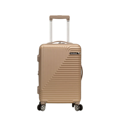 Rockland STAR TRAIL 2 PC ABS LUGGAGE SET-Color:Purple