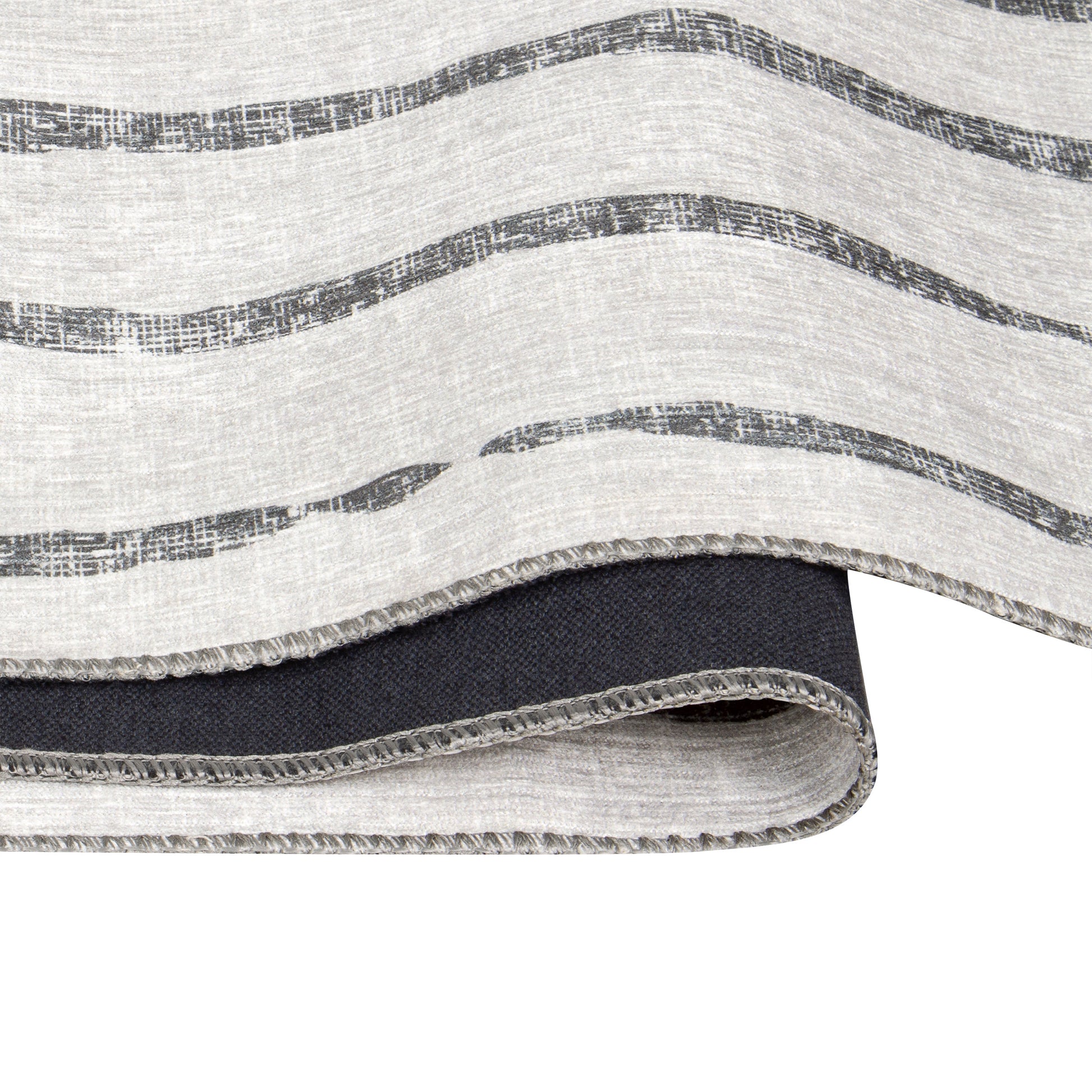Apache Chenille Area Rug Modern Gray, 8' x 10'