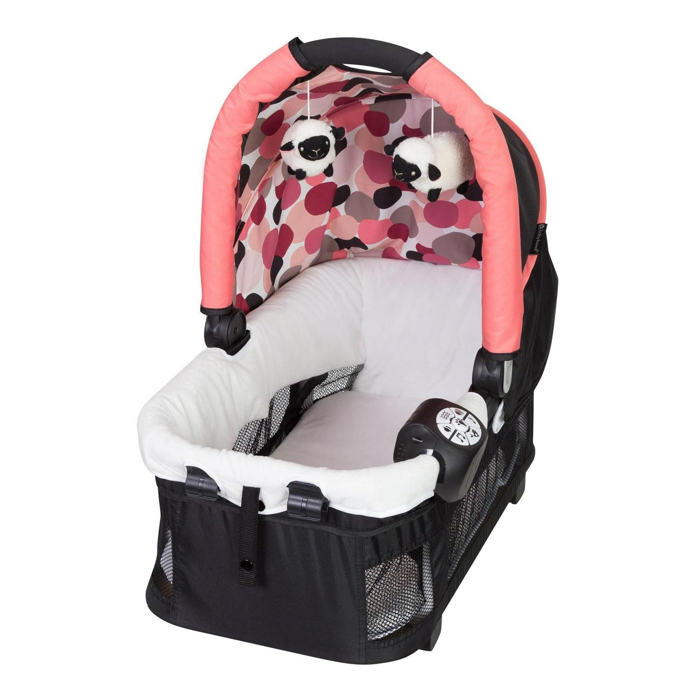 Baby Trend Resort Elite Nursery Center with Bassinet and Travel Bag - Dotty Pink. Female