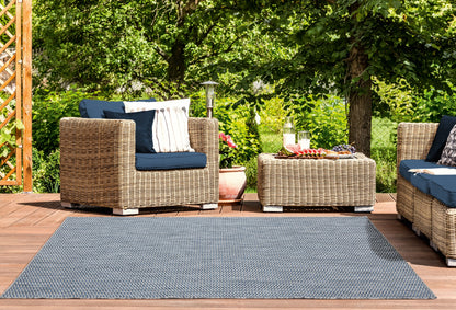 United Weavers Mali Attara Contemporary Geometric Area Rug, Blue, 5'3" x 7'6"