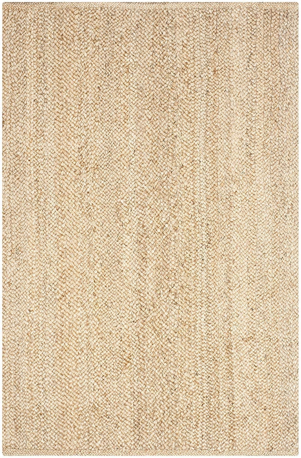 Avgari Creation Square Beige Natural Jute Fiber Geometric Jute Area Rug for Living, Dining, Kitchen Indoor & Outdoor Rug Runner Carpet-2"Square Feet (24 inch)