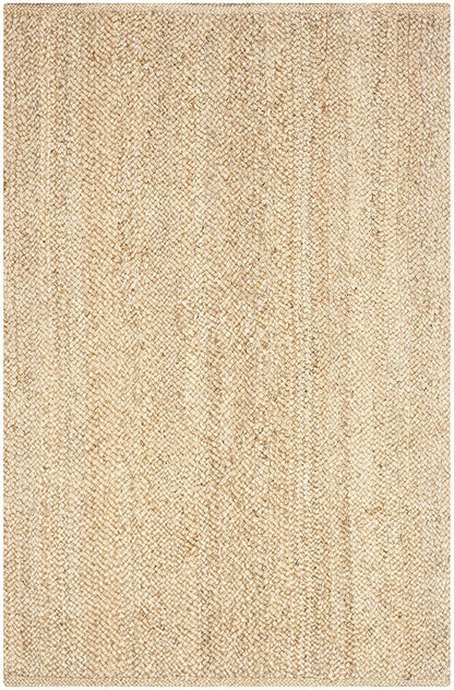 Avgari Creation Square Beige Natural Jute Fiber Geometric Jute Area Rug for Living, Dining, Kitchen Indoor & Outdoor Rug Runner Carpet-2"Square Feet (24 inch)