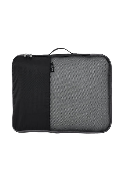 Wrangler 4-Piece 8-Wheel Expandable Hard Side Trunk-Style Luggage Set - Black