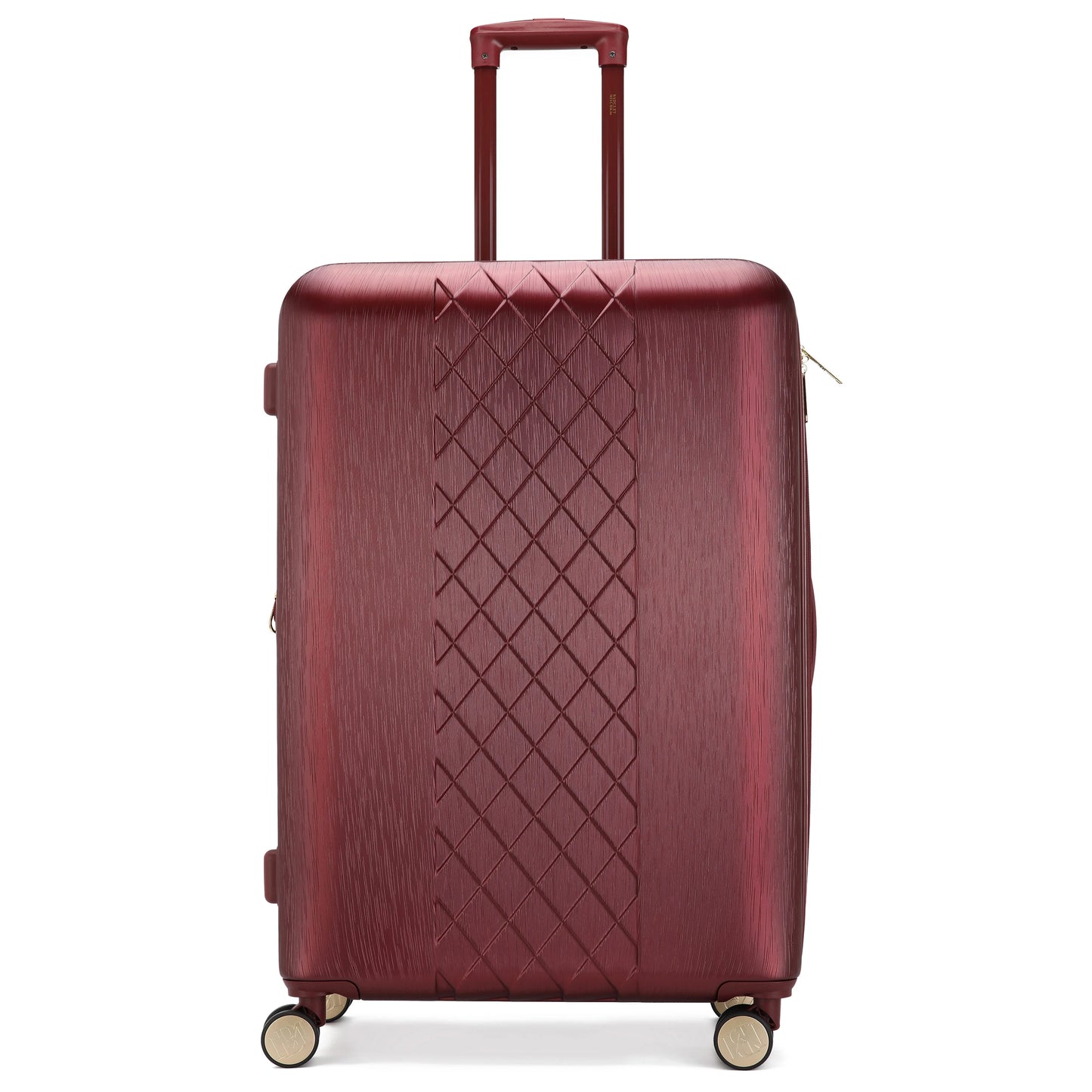 BADGLEY MISCHKA Diamond 3 Piece Expandable Luggage Set (Burgundy)