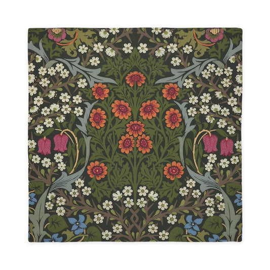 CafePress - William Morris Blackthorn Garden Flower Classic - Queen Duvet