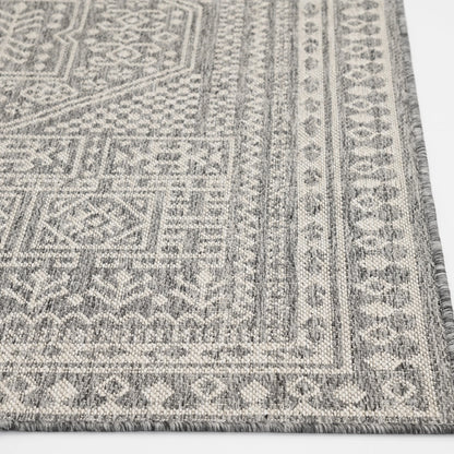 Mainstays 8' 5" x 13' Grey Medallion Outdoor Area Rug