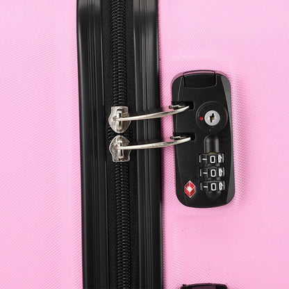 Ktaxon Lot 3 Travel Luggage Set Bag ABS Trolley Hard Shell Spinner Suitcase w/TSA Lock