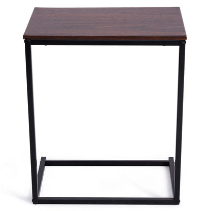 Gymax 26'' Laptop Holder Sofa Side End Table - Table Home Office Furniture