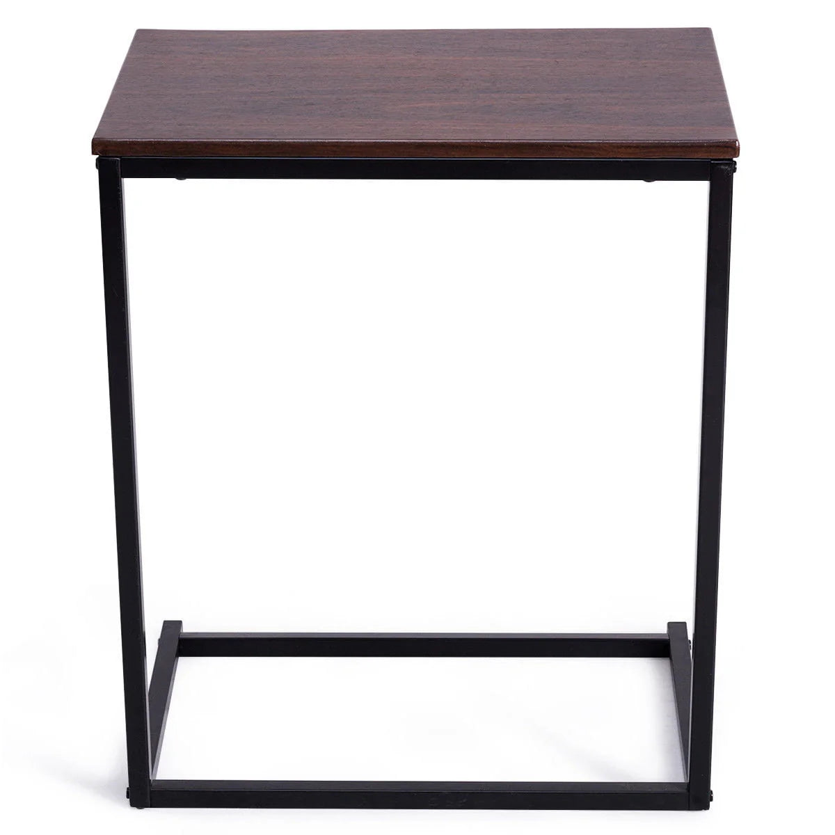 Gymax 26'' Laptop Holder Sofa Side End Table - Table Home Office Furniture
