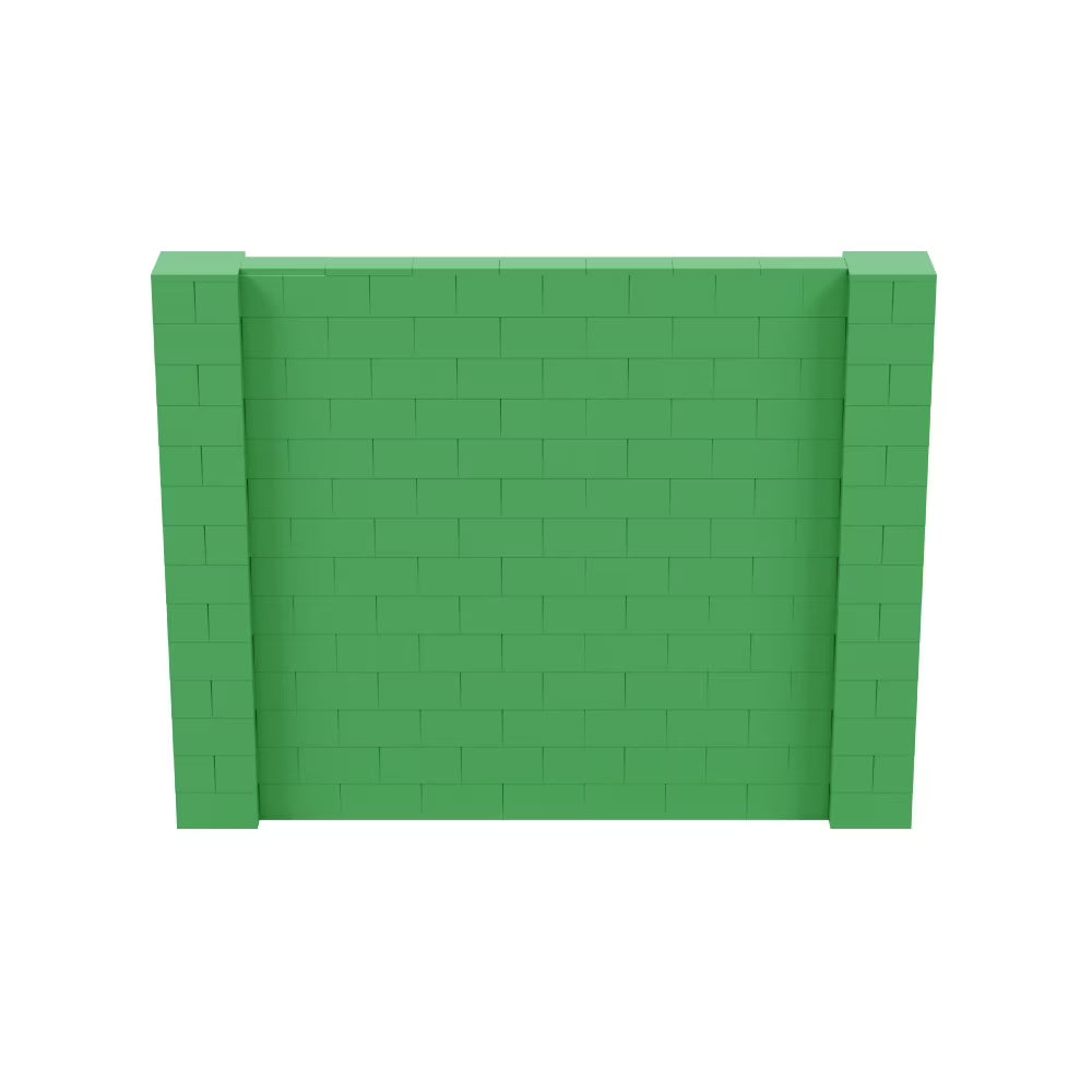 EverBlock 5° x 7° Wall Kit | Modular Building Blocks | Wall System for Building, Display & Structures | Room Divider & Partition | Easy to Connect & Reuse | Indoor & Outdoor Use