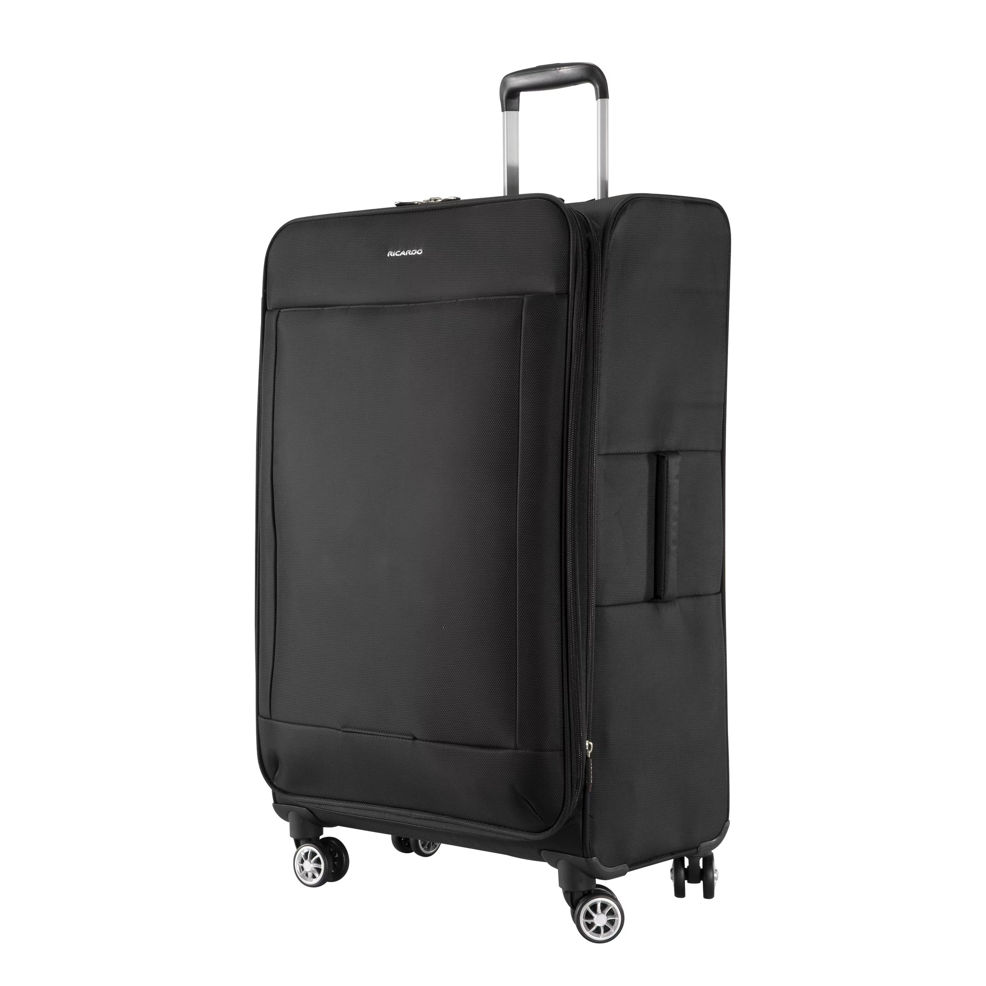 Ricardo Beverly Hills Solvang 2.0 Softside 28" Expandable Checked Spinner Luggage, Adult, Black