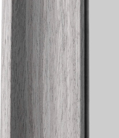 Head West 8006 40.5 x 28.5 in. Transitional Driftwood Wall Mirror - Light Gray