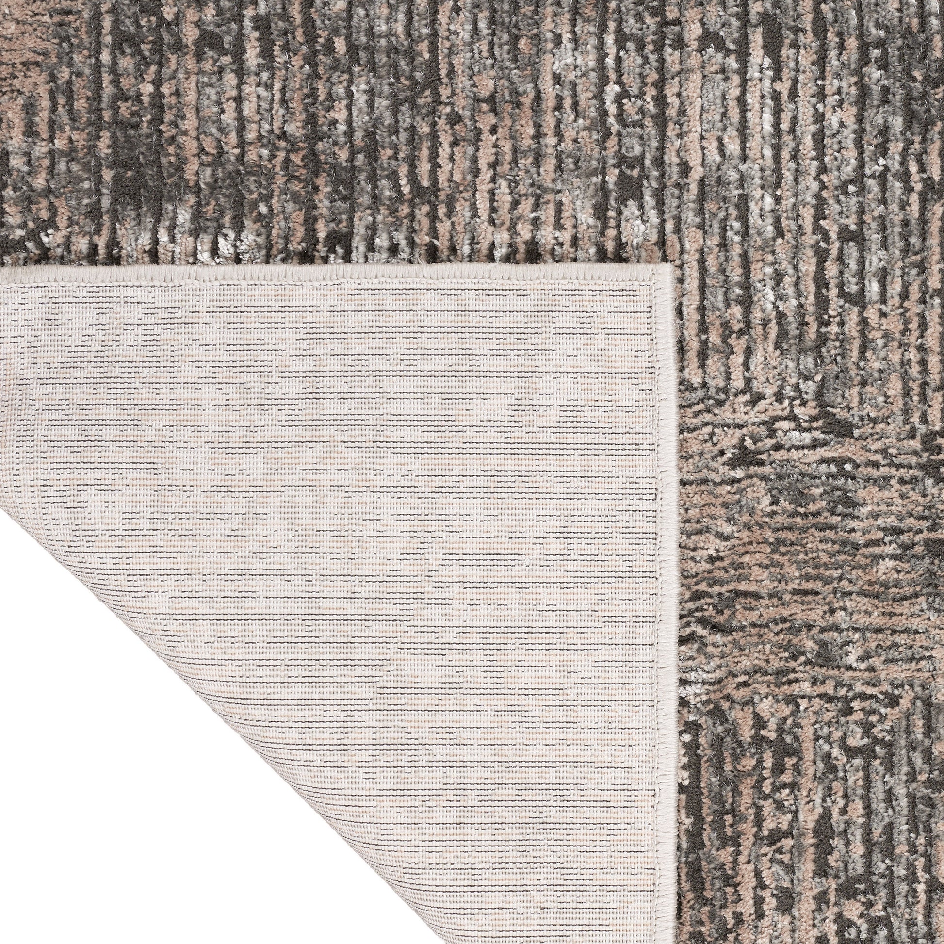 Calvin Klein Luminosity Black Ivory Area Rug, 5'3' x 7'3'