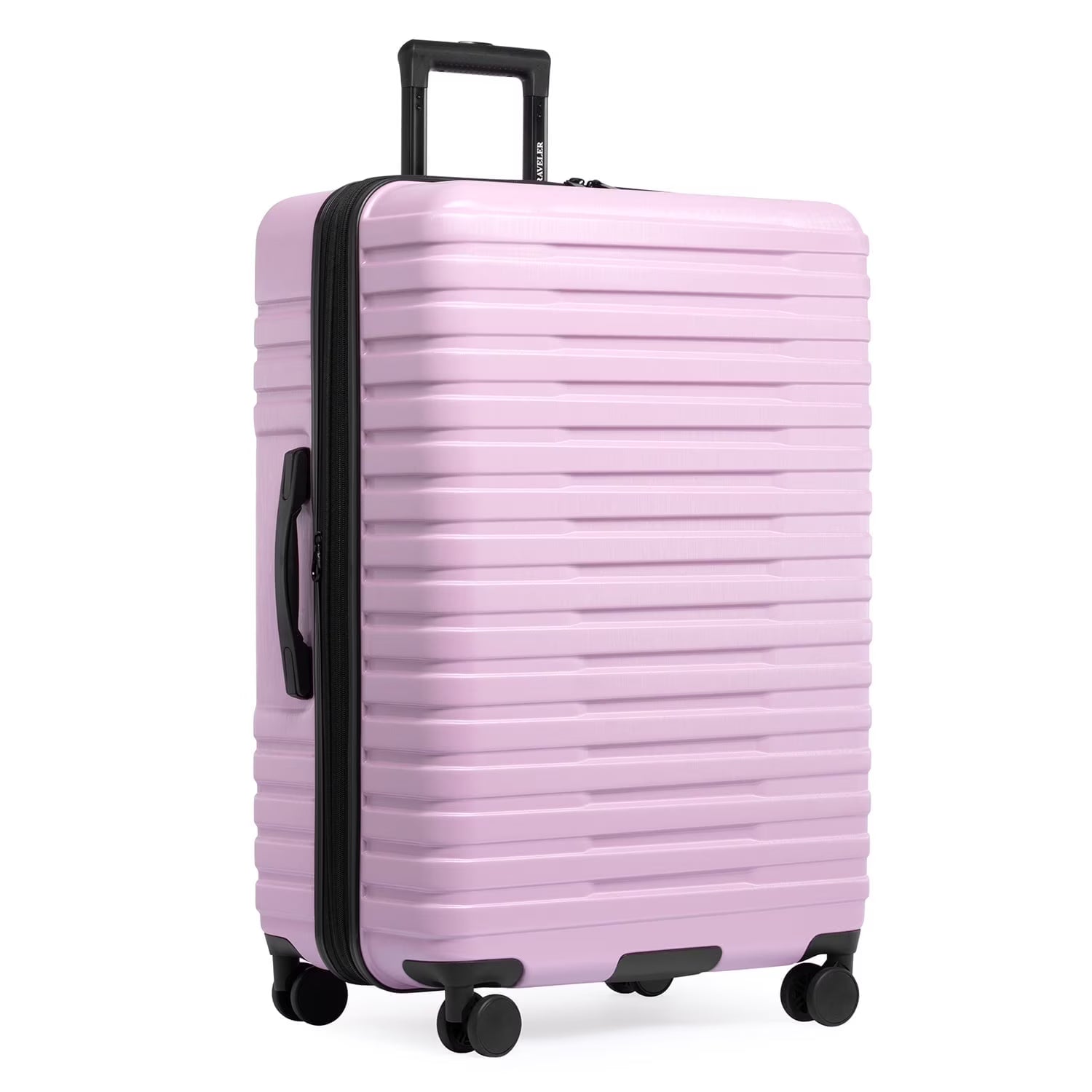 U.S. Traveler Boren Hardside Rugged Spinner Luggage, Lavender, 30" Checked Large