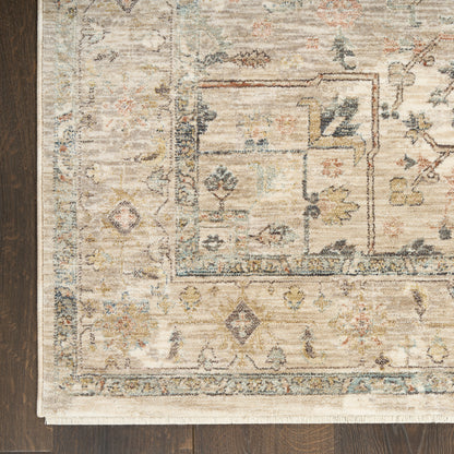 Nourison Antiqua Area Rug, Rose 5’3” x 7’6”