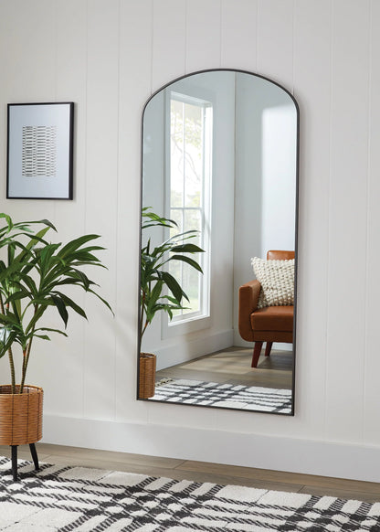 Better Homes & Gardens 30x60 Arch Black Finish Mirror