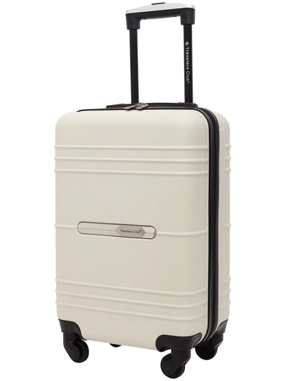 Travelers Club Richmond Hardside 20" Rolling Carry-on Luggage - Bone white