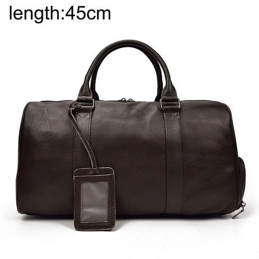 Zee Leather - Large Luggage/Travel made of Cowhide Genuine Leather Travel Duffle Bag