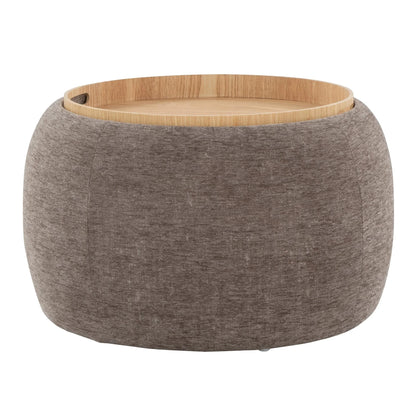 LumiSource Tray Pouf