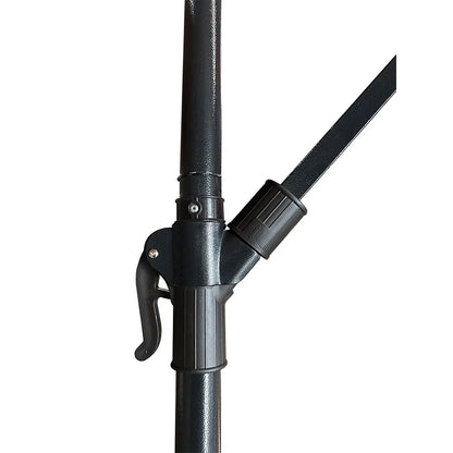 Garden Winds Custom Fit Replacement Canopy Top Cover Compatible with The Living Accents UMSCS10E04OBD 10' Offset Umbrella - Upgraded Performance Riplock 350 Fabric