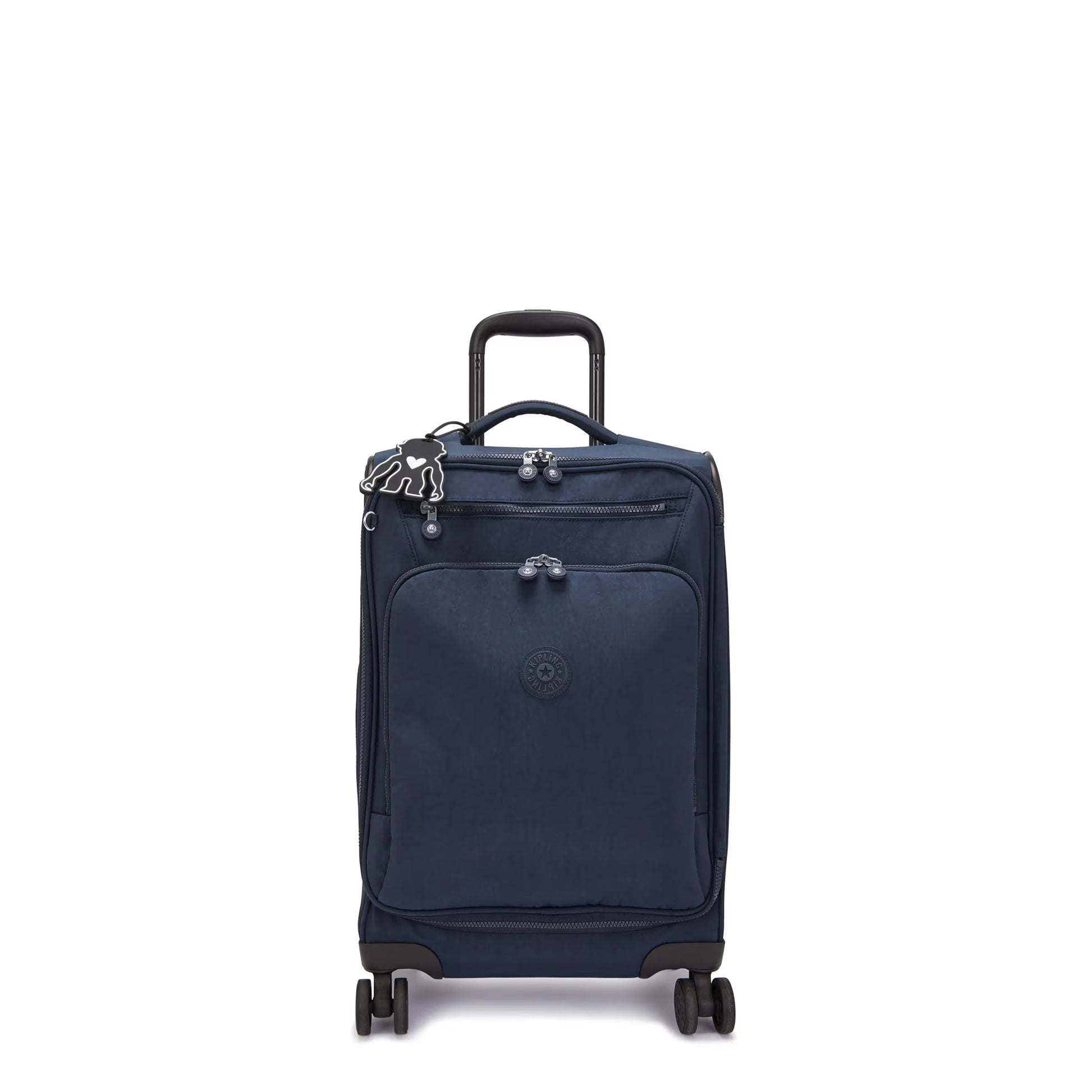 Kipling New Youri Spin Small 4 Wheeled Rolling Luggage Black Noir