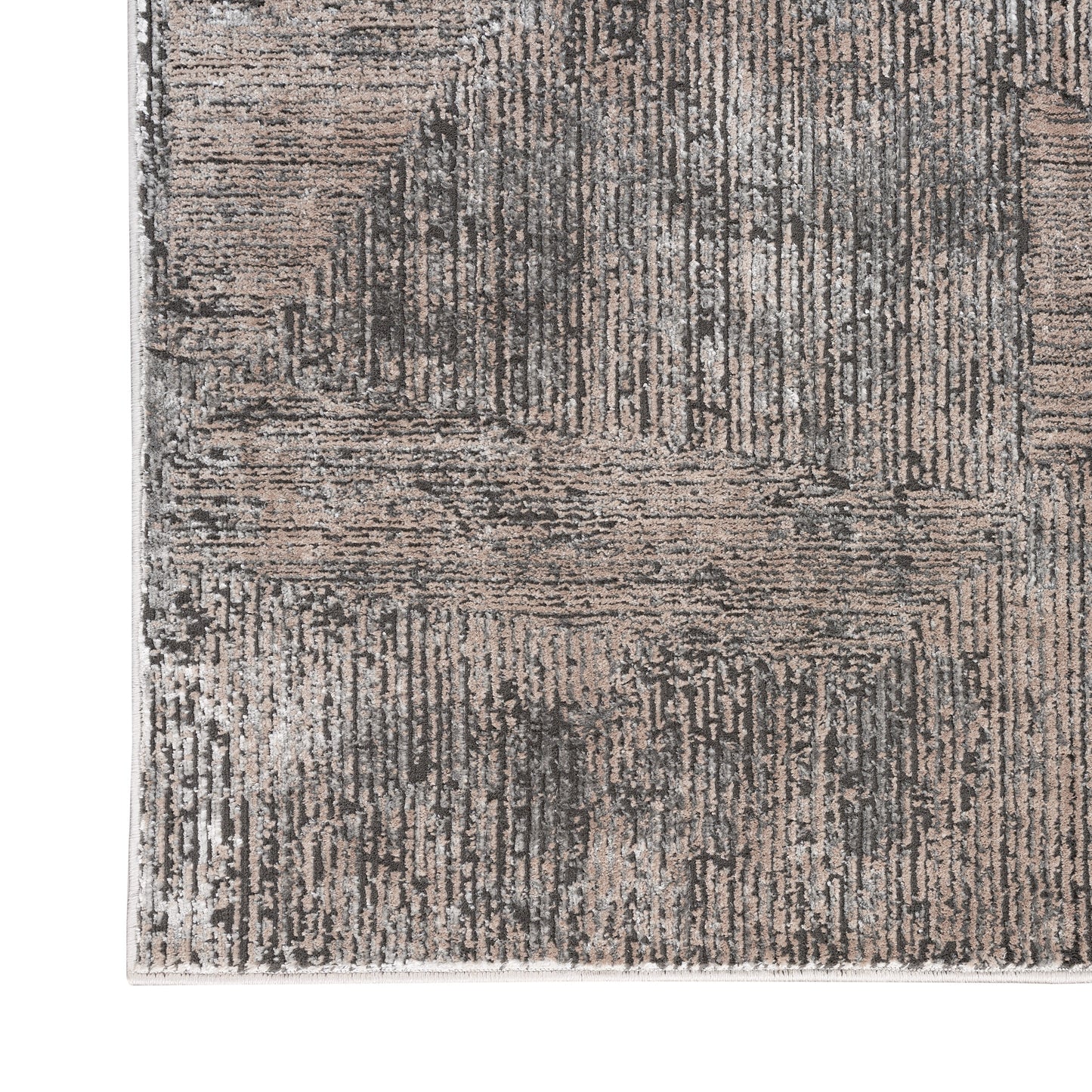 Calvin Klein Luminosity Black Ivory Area Rug, 9' x 12'