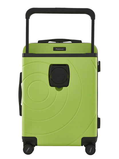 Travelers Club 2pc Rolling Hard Case Travel Luggage Set with Extra Wide Telescopic Handle , Lime