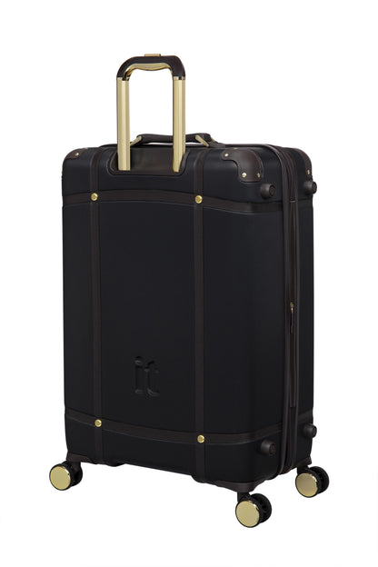 it luggage Superiority 28" Hardside Checked 8 Wheel Expandable Spinner, Black