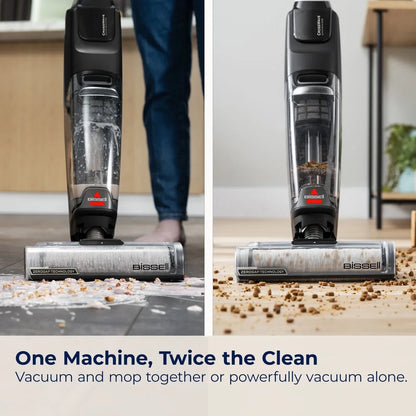 BISSELL CrossWave OmniForce Edge, Cordless, Zero-Gap Edge Technology, Power Vac or Power Mop Mode, Self Cleaning Cycle, All-in-One Multi-Surface Cleaner, for Hard Surfaces or Area Rugs, 3930F