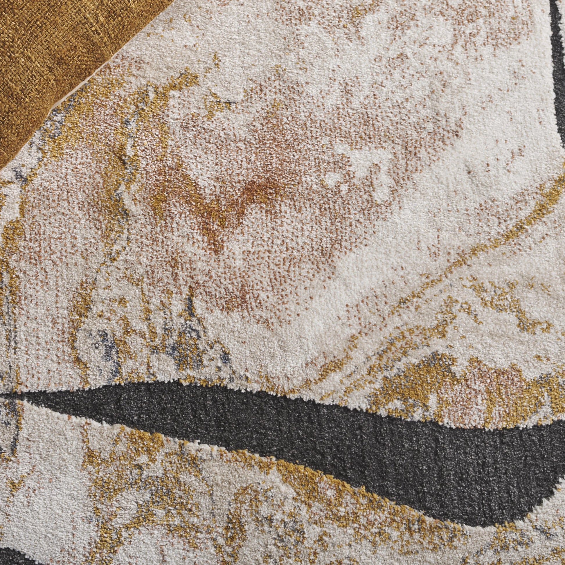 SAFAVIEH Contour Seanna Abstract Area Rug, Rust/Ivory, 8' x 10'