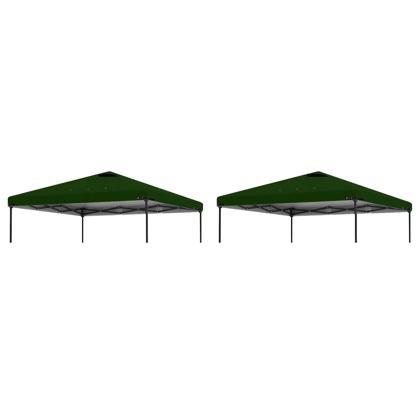Home Decor 2Pcs 10X10Ft Replacement Cover Tier Gazebo Roof Sunshade Outdoor Cover Sunshade Patio Pavilion Protective Cover