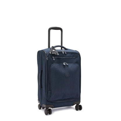 Kipling New Youri Spin Small 4 Wheeled Rolling Luggage Black Noir