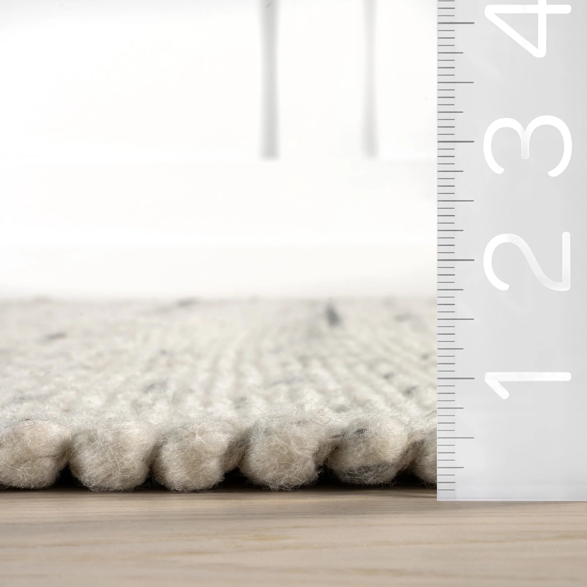Frenshe Interiors x Rugs USA Santa Ynez Marled Area Rug, 4' x 6', Santa Ivory