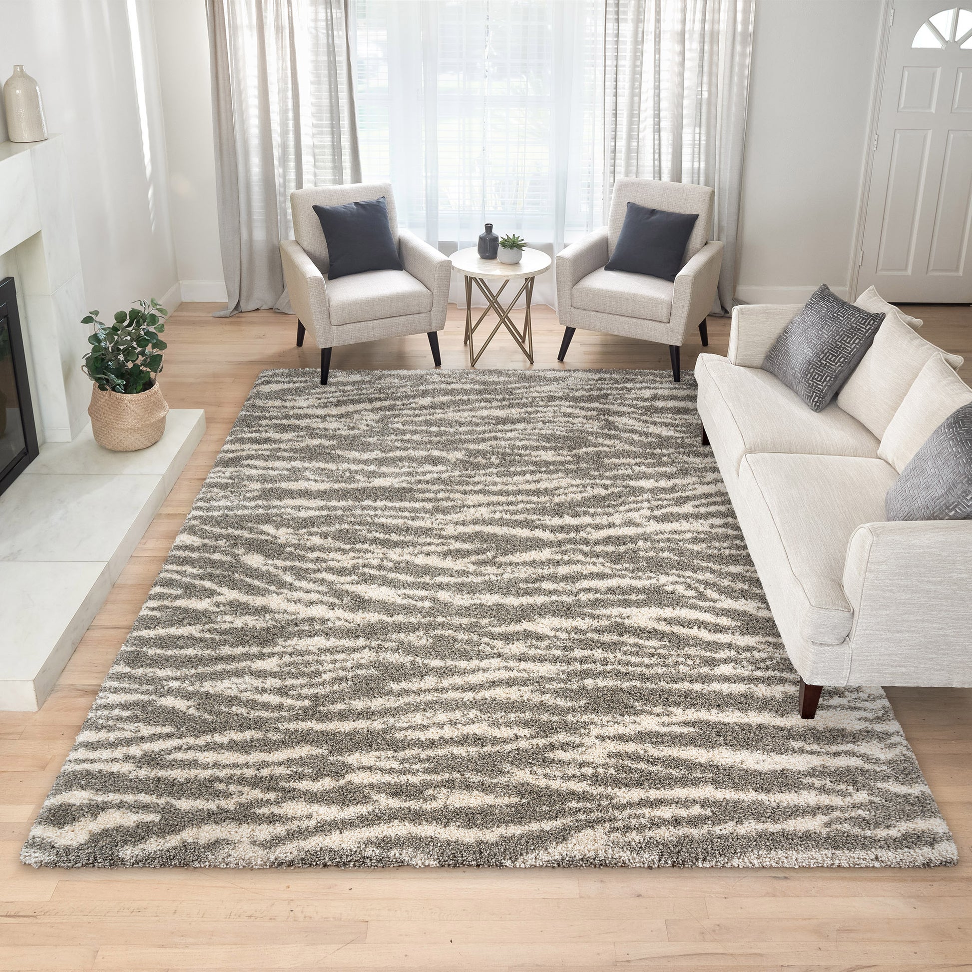Thomasville Marketplace Luxury Shag Rugs, Aedan