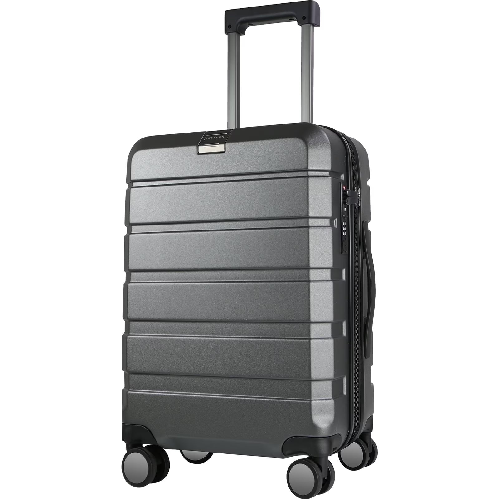 KROSER Carry On Luggage 20" Hardside Expandable with Spinner Wheels & Built-in TSA Lock, Durable Suitcase Rolling Luggage with USB Port, White