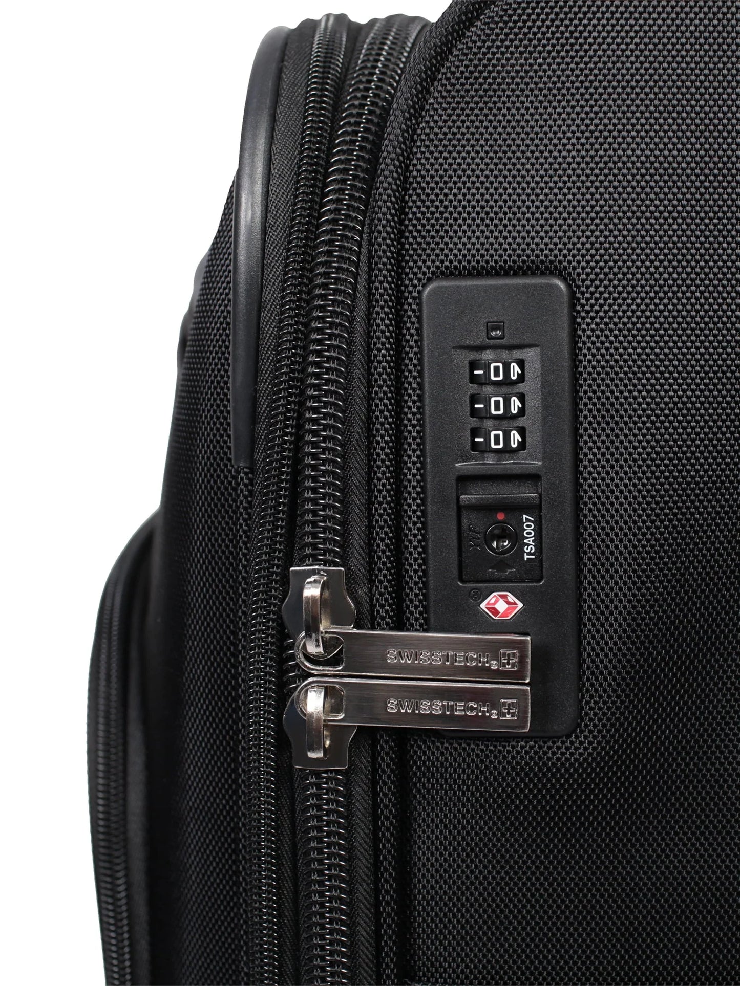 SwissTech Executive 29" 8-Wheel Softside Luggage, Black