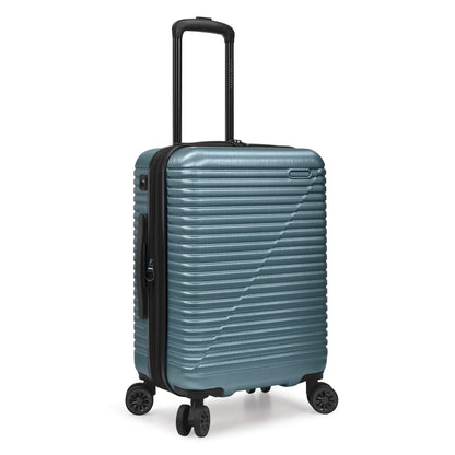 Travel Select Sunny Side Hardside Spinner Luggage with USB Port, Slate Blue, 22" Carry-On