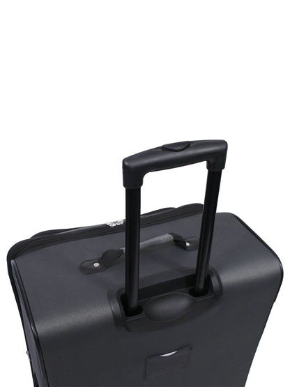 Protege 5 Pc Spinner Luggage Set With 28" & 24" Check Bags, 20" Carry-on, Gray